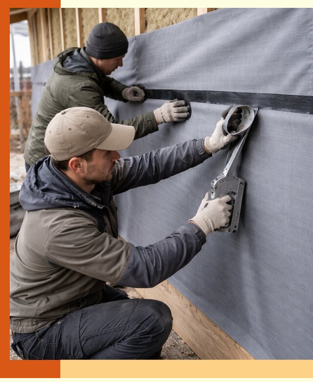 Монтаж ветроизоляции зданий и конструкций в Ноябрьске