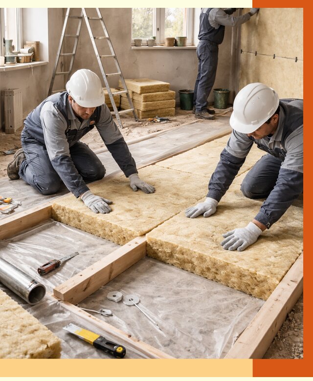 Восстановление теплоизоляции в Ноябрьске от 8611 руб. — ремонт утепления под ключ | ТепломастерНбс