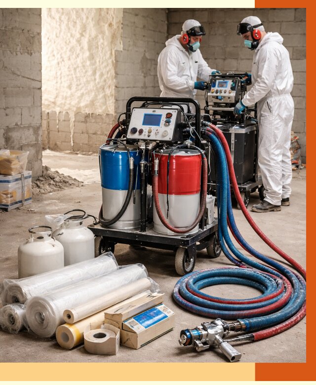 Аренда установки для напыления ППУ в Ноябрьске от 35455 руб. | ТепломастерНбс