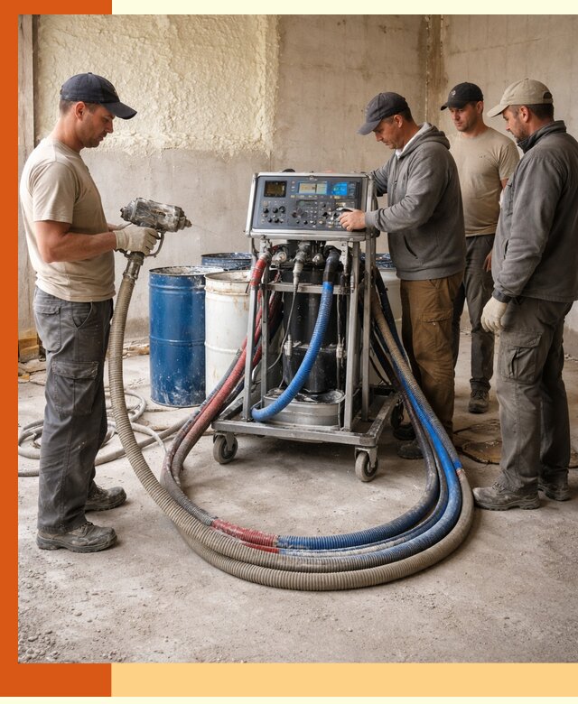 Аренда установки для напыления ППУ в Ноябрьске на выгодных условиях